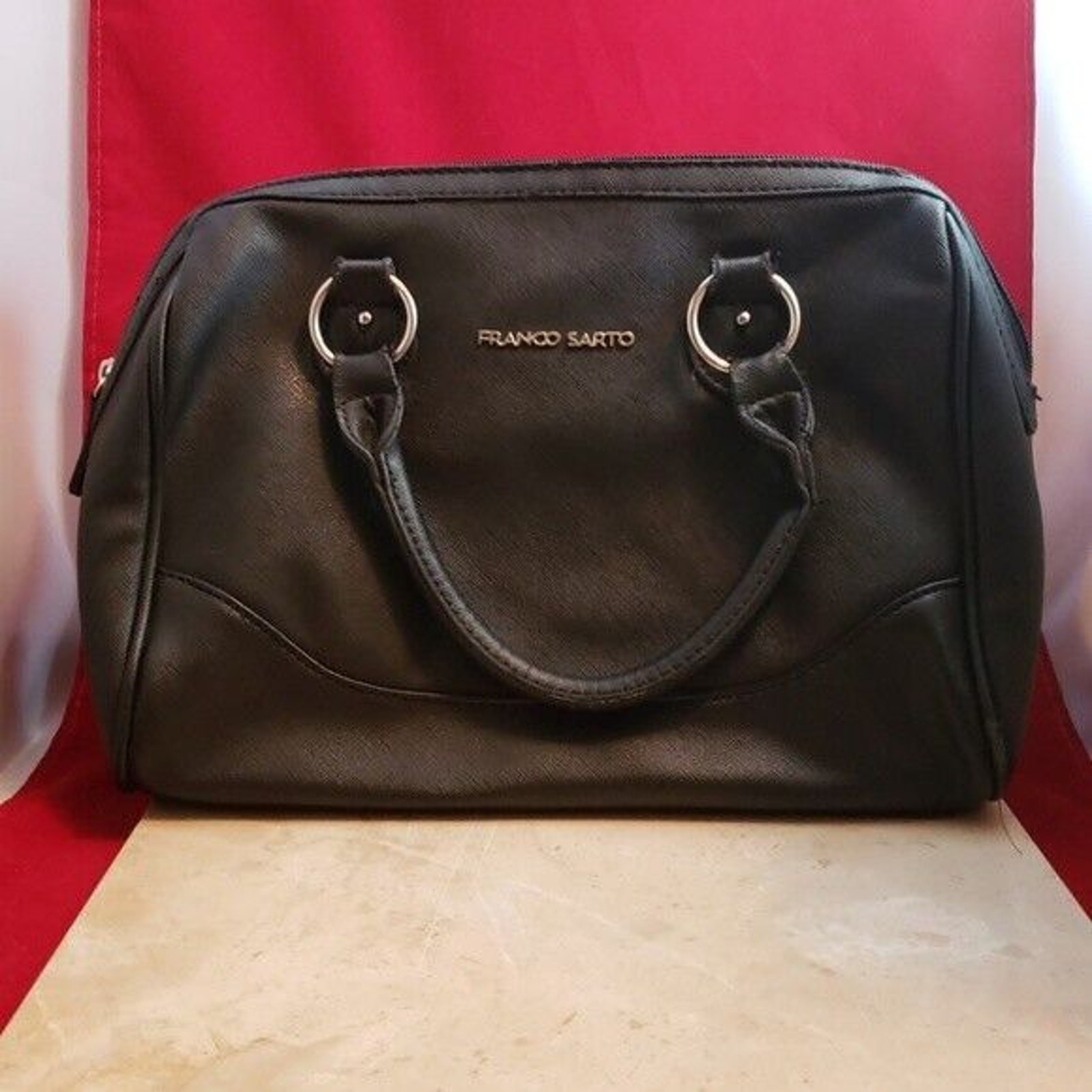 Franco Sarto Bag – Black Chunky Bag / Purse – Some Damage