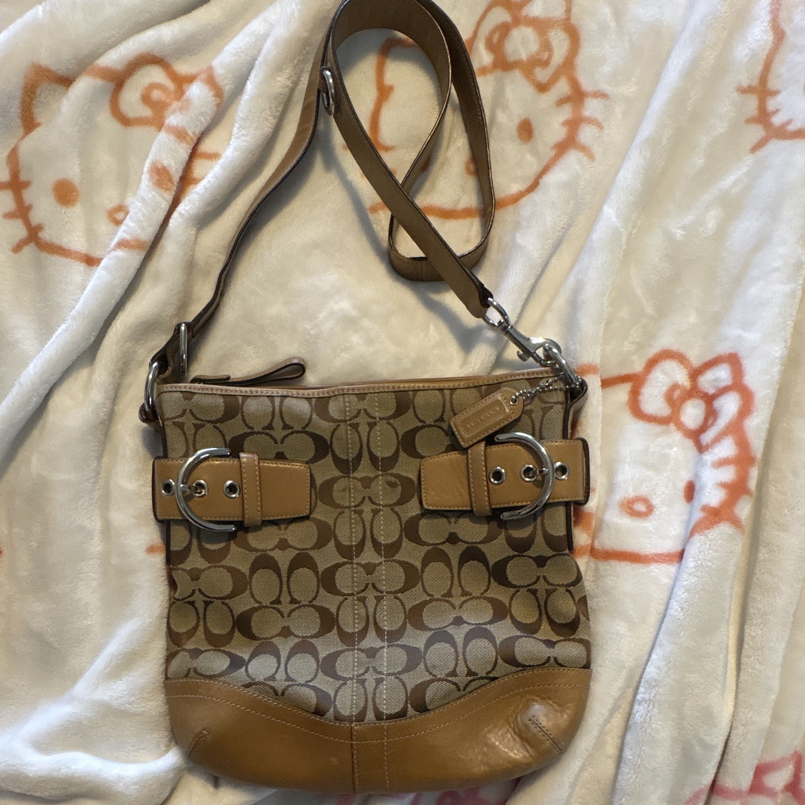 Coach Soho Signature Canvas Crossbody Bag