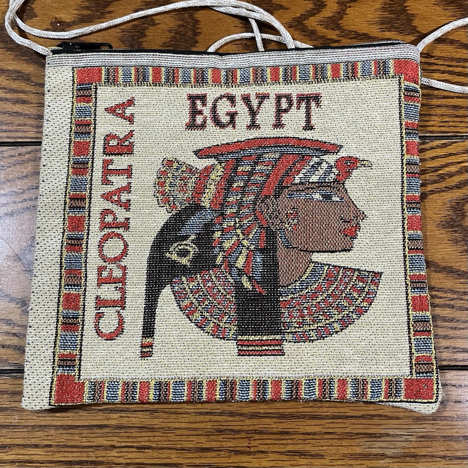 Cleopatra Egypt Tote Vintage Handcrafted Bag