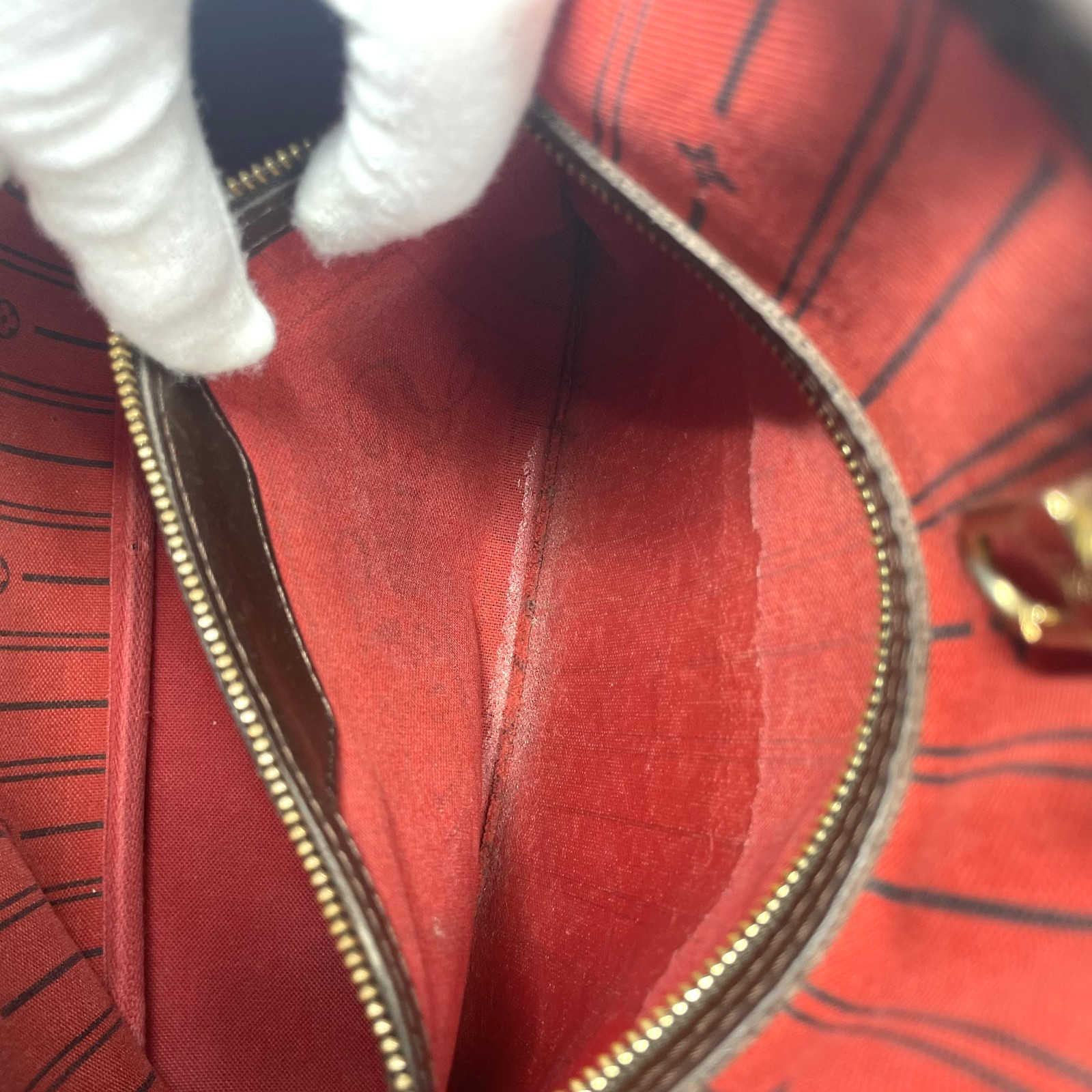 LOUIS VUITTON Neverfull PM N51109 Damier Ebene Tote Shoulder Bags Authentic
