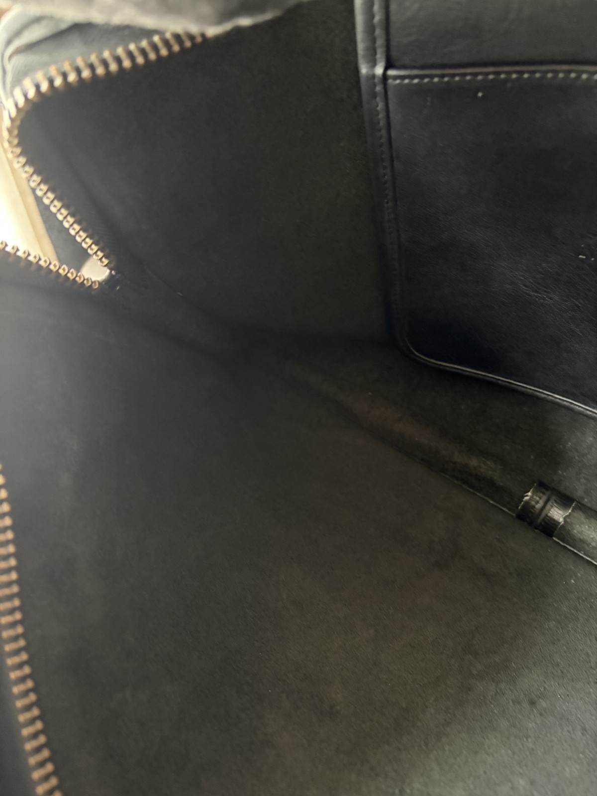 Vintage Coach Portfolio Case | Style 5225 | Black Leather with Brass Hardware