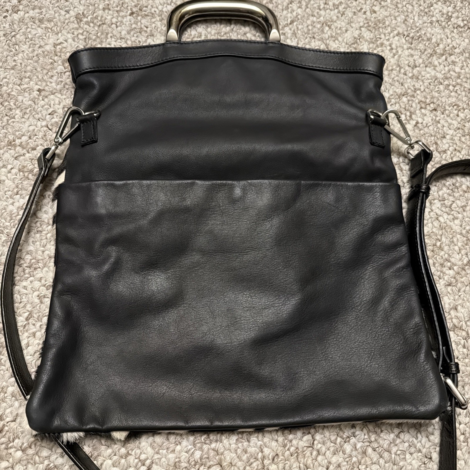 MAURIZIO TAIUTI Italy Genuine Cowhide Leather Purse Handbag (17×12) Crossbody