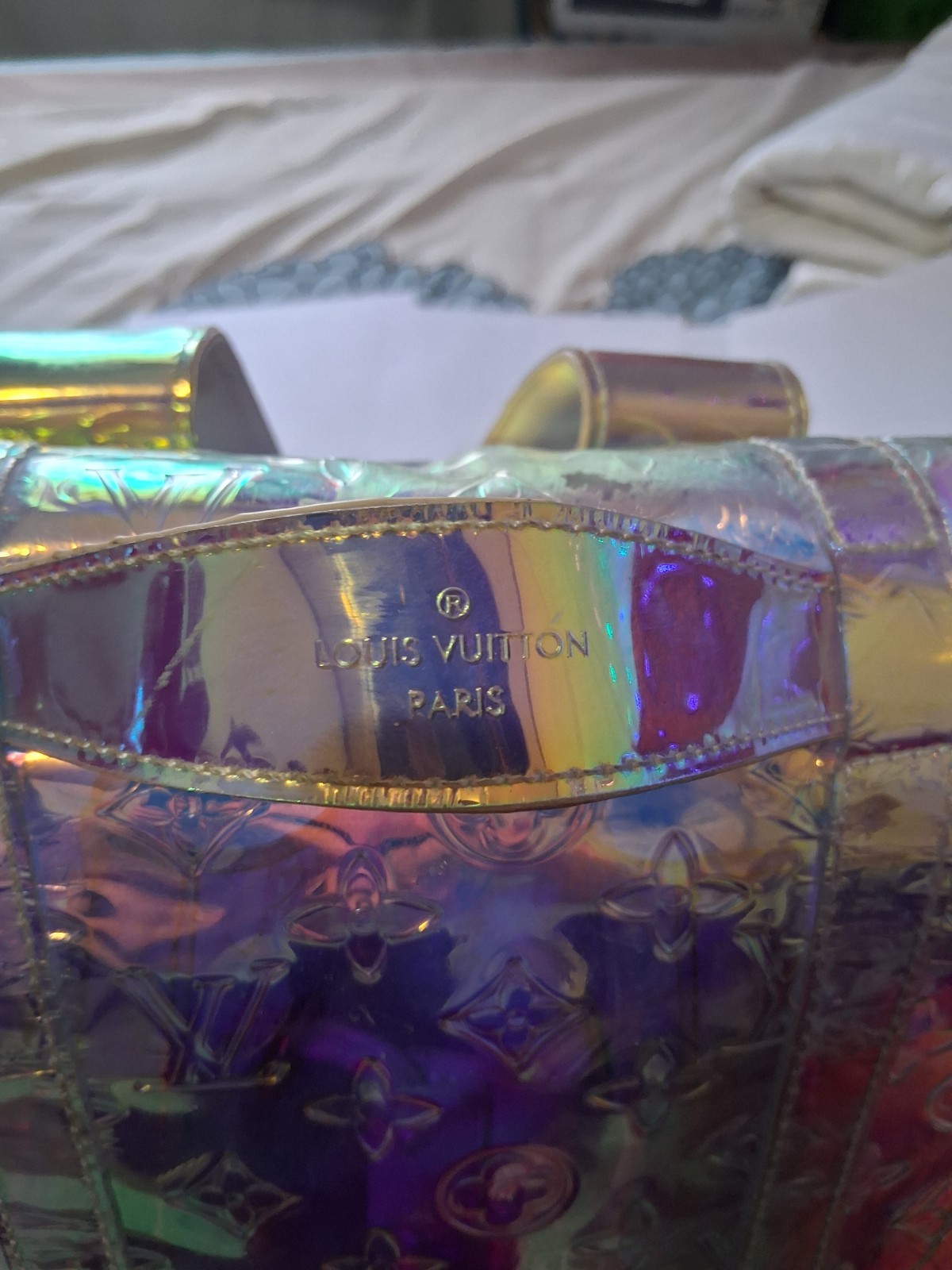 Louis Vuitton Iridescent Monogram Backpack Multicolor Drawstring