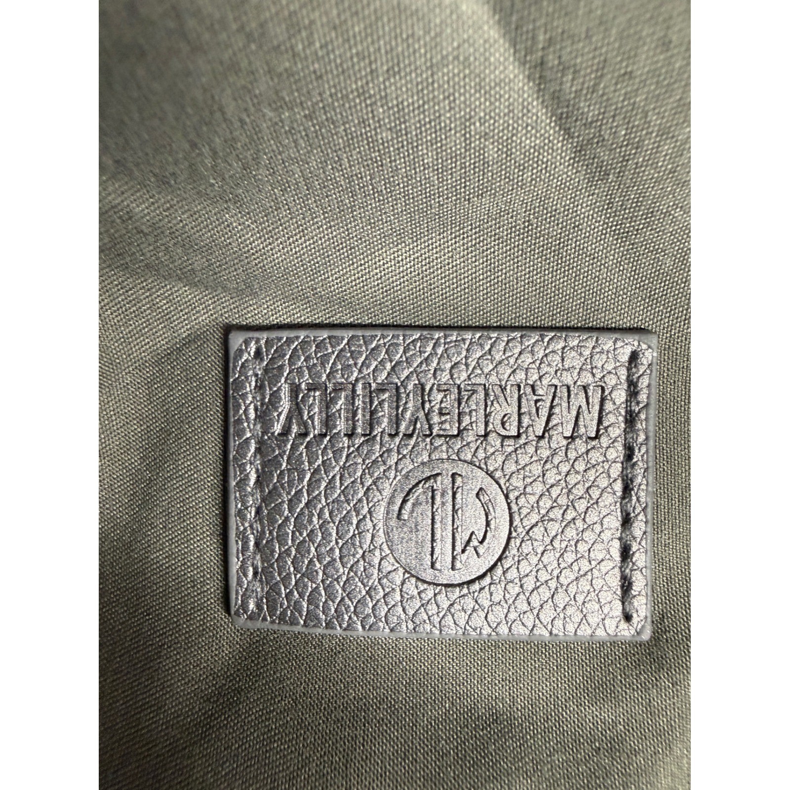 Marleylilly Quilted Weekender Bag Metallic Gunmetal Gray Puffer Travel Tote NWT