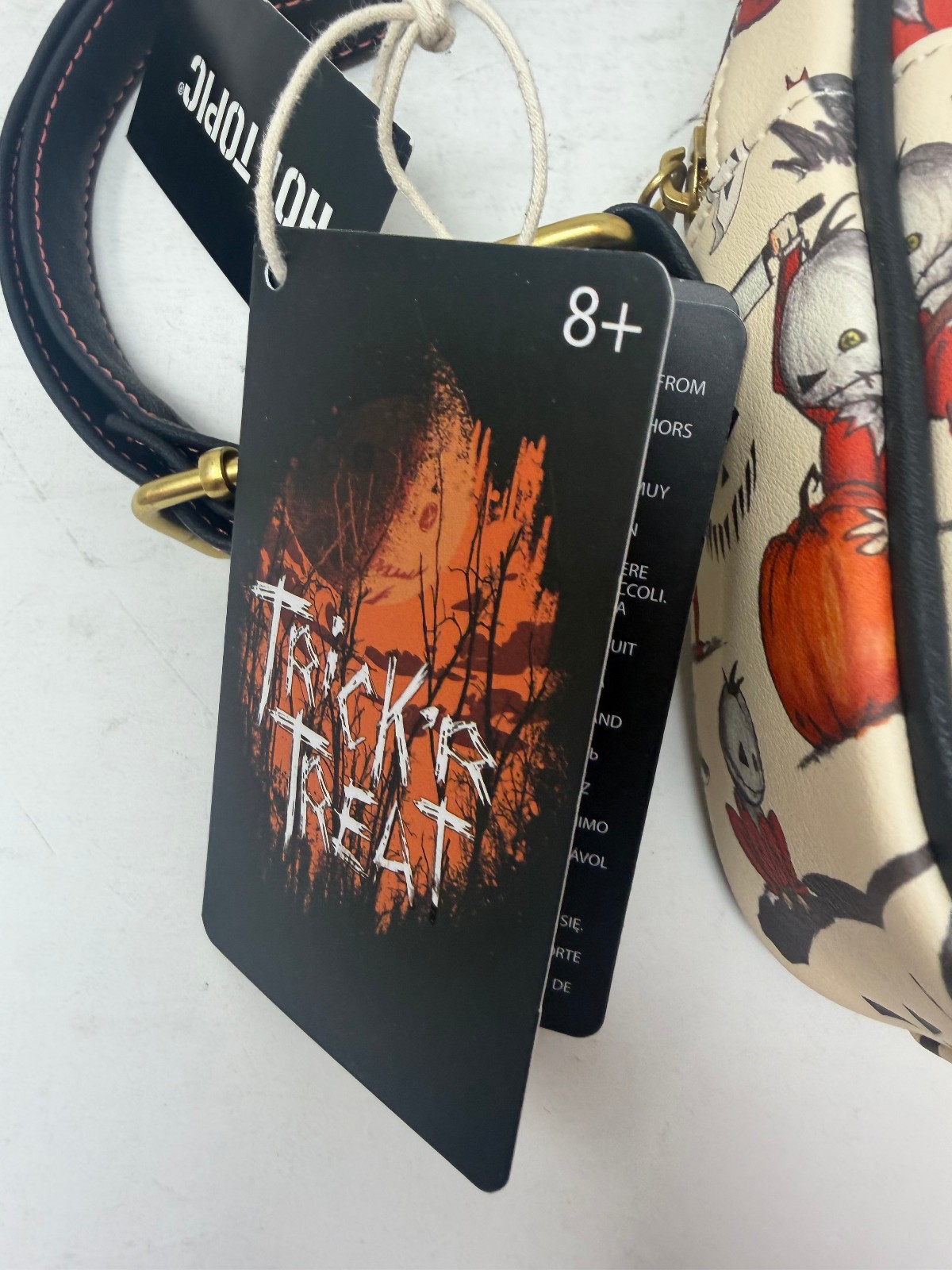 LOUNGEFLY Trick R Treat Sam Crossbody All Over Pattern Bag NEW w/TAGS Hot Topic