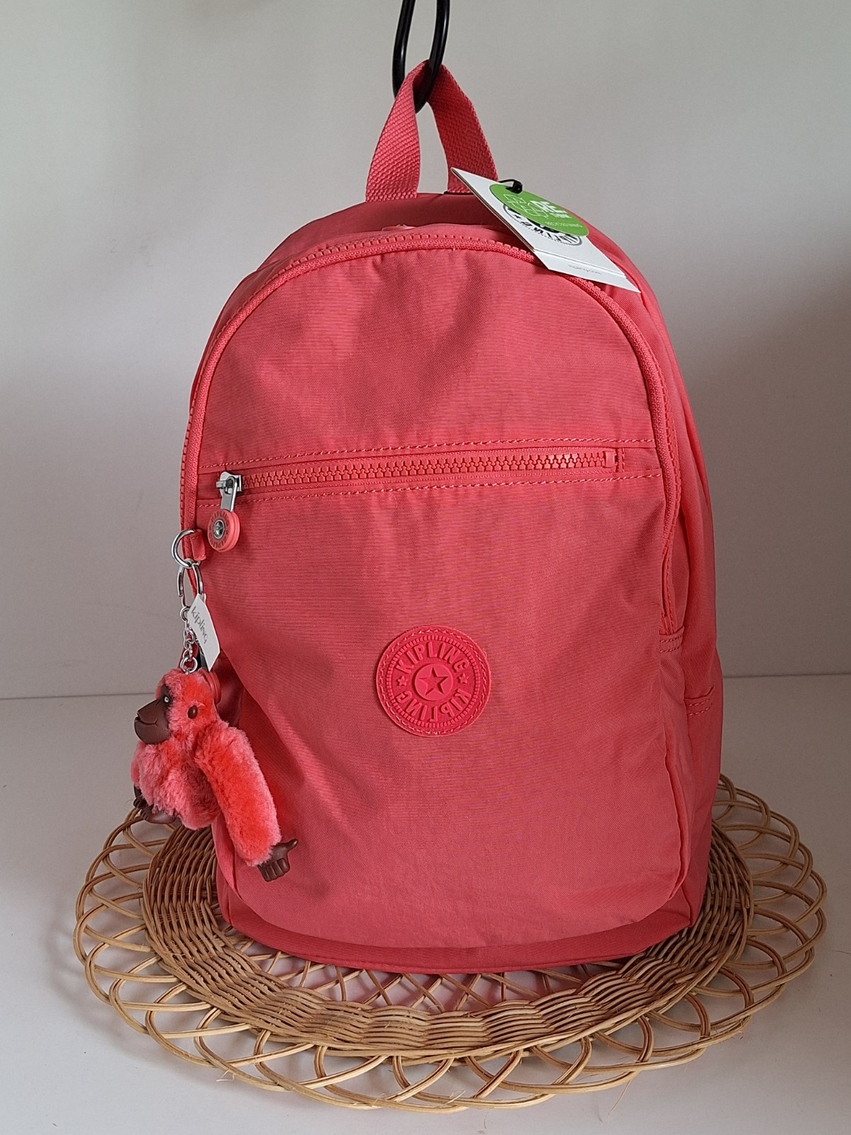 NWT Kipling Challenger Backpack, Peachy Fun