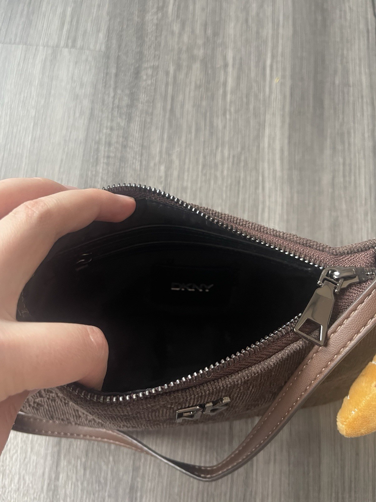 DKNY brown shoulder bag