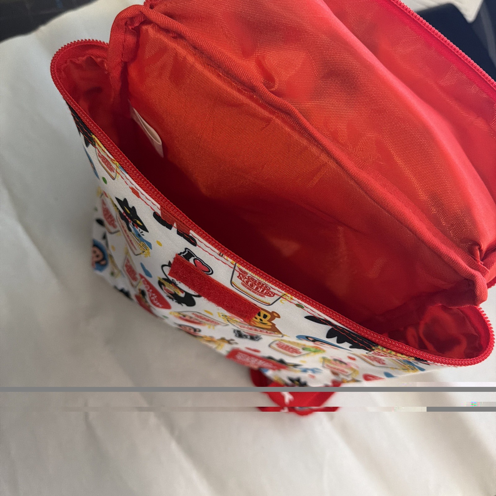 Paul Frank x Cup Noodles Mini Backpack | Julius Monkey Ramen | Red & White| Rare