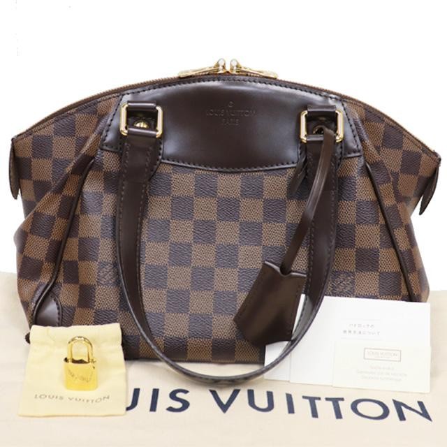 LOUIS VUITTON Bag: Verona PM N41102 Brown W33×H20.5×D17cm w/dust bag lock;