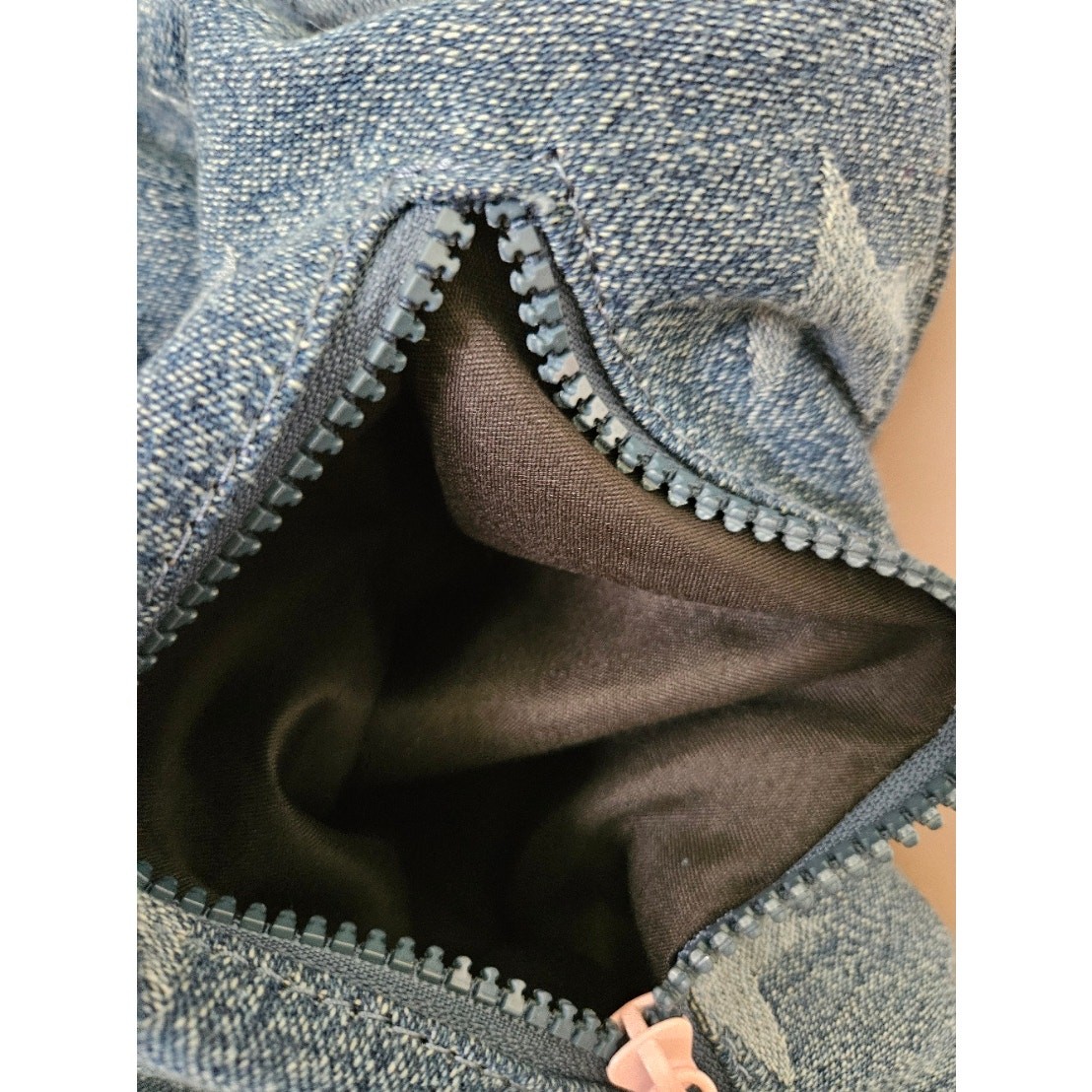 Wildfox Denim Drawsting Tote Bag/Backpack