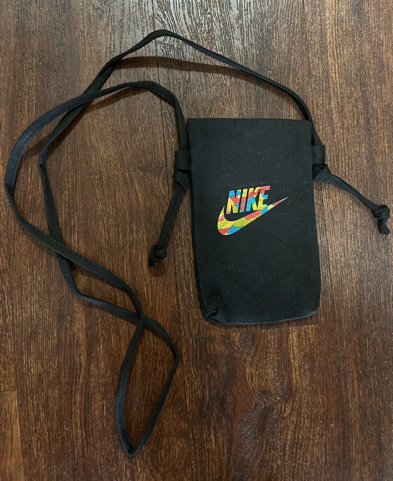 Nike Unisex Gold Multi/Black Canvas Bag Crossbody Handmade As Picture🙌👌