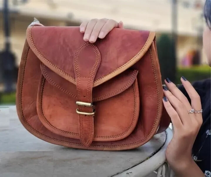 11 In Leather Crossbody Satchel Bag , Shoulder Bag, Handbags for Women
