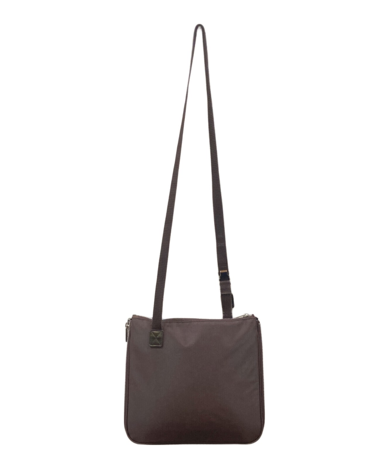 BURBERRY BLUE LABEL Nova Check Panel Shoulder Bag Brown From Japan