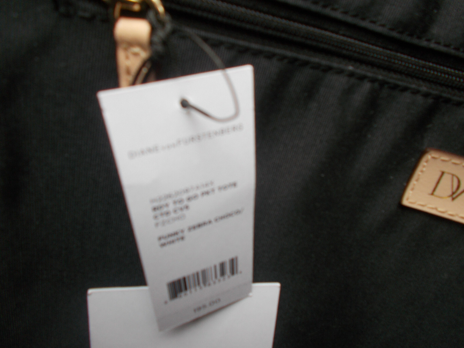 $195 Diane Von Furstenberg Ready To Go Pocket Tote CVS Funky Zebra Bag NWT