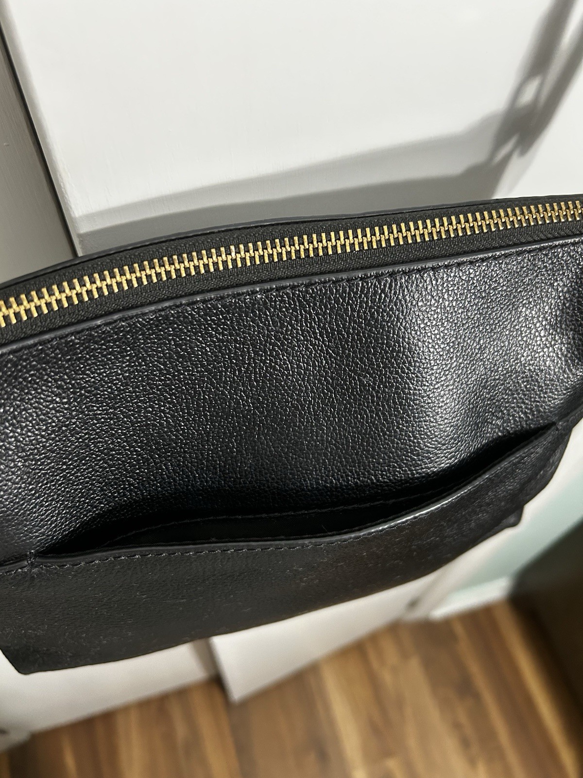 Women’s Fossil Fiona Small Crossbody Bag Purse Black Leather