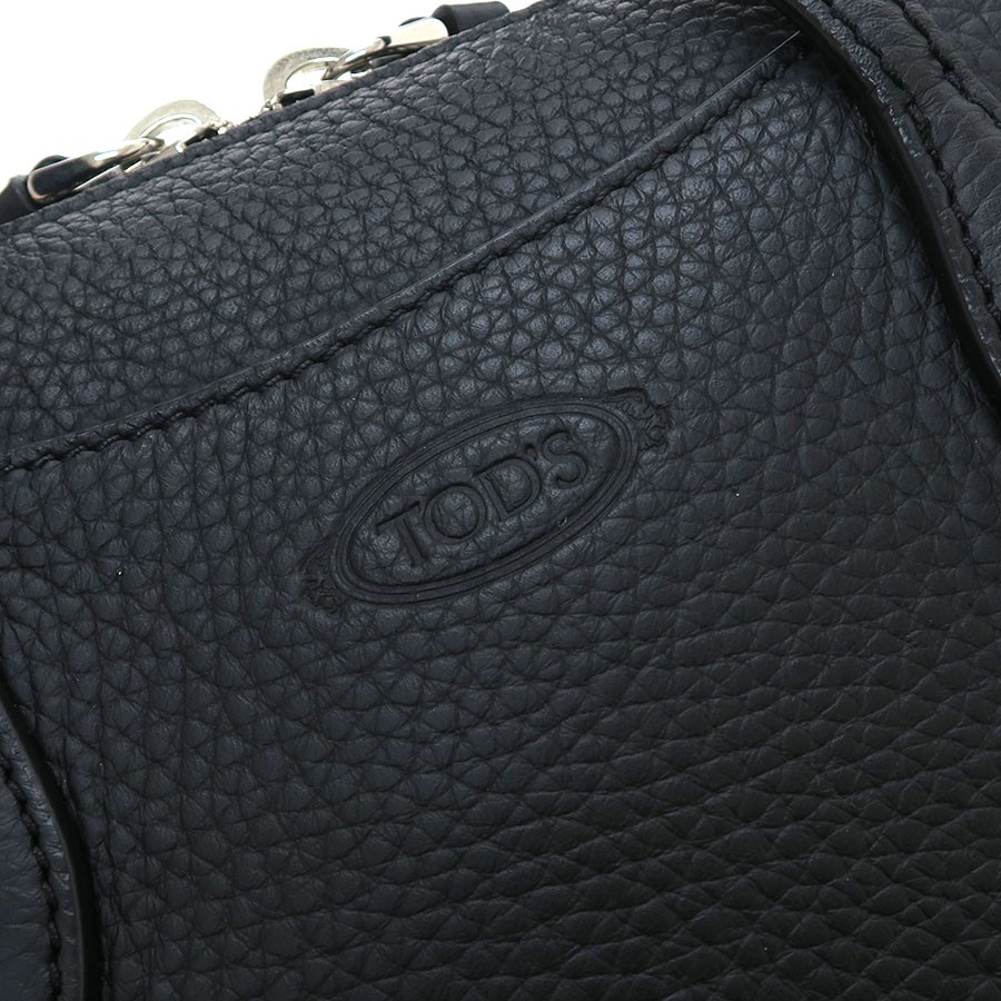Tod’s Leather Handbag Black Shoulder Bag #SAB15513