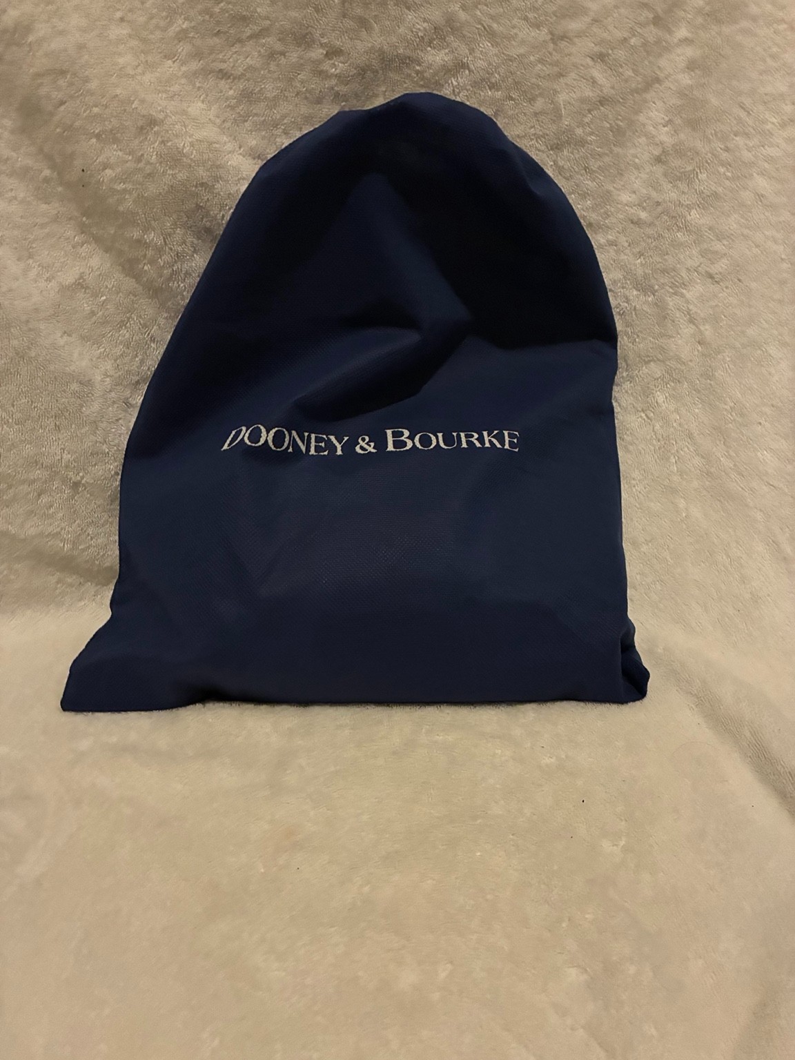 Dooney & Bourke USA Giraffe Print Canvas Leather Shoulder Bag w/ Dust Bag