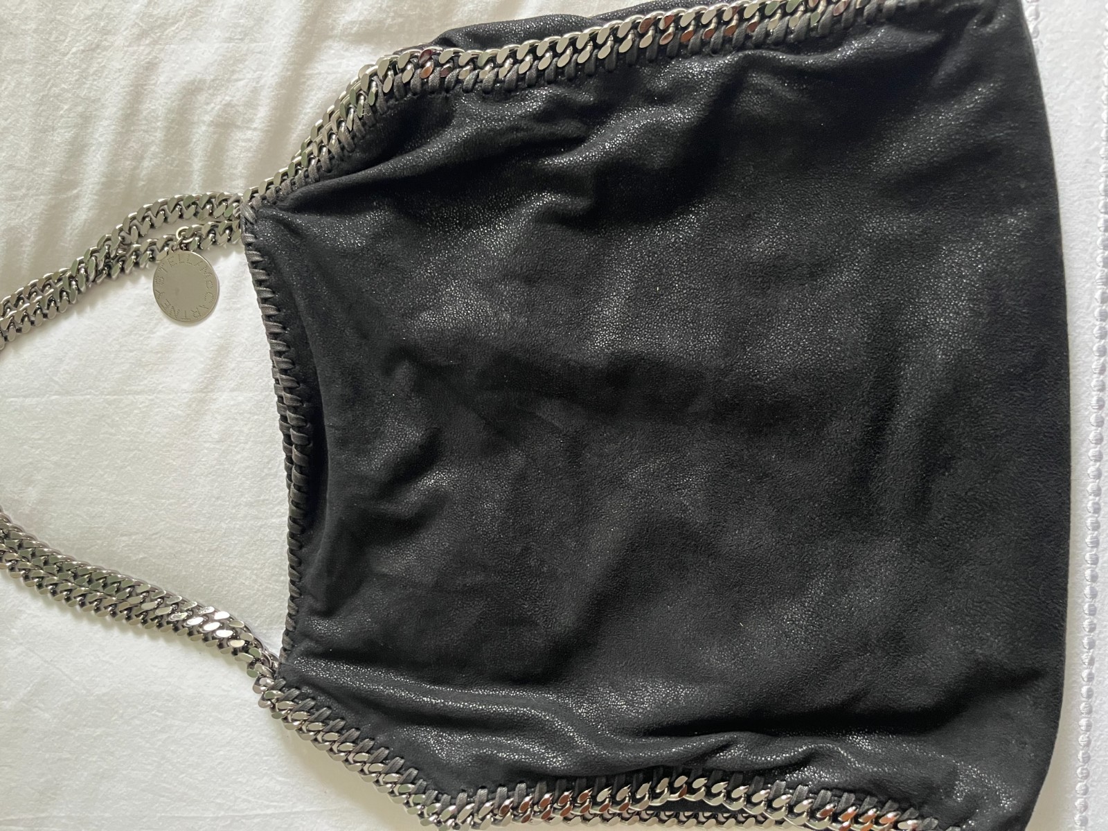 Pre- loved Stella McCartney Medium Black Falabella Tote Bag