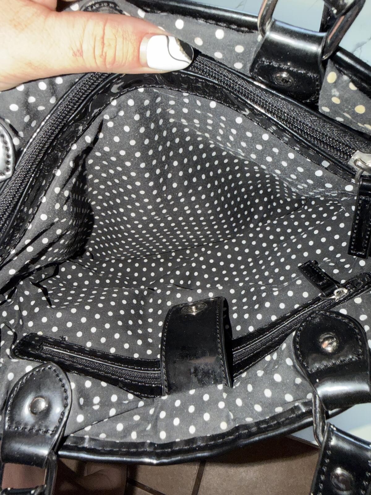 LULU by Lulu Guinness Polka Dot Tote Bag Y2K Dopamine Dressing Purse