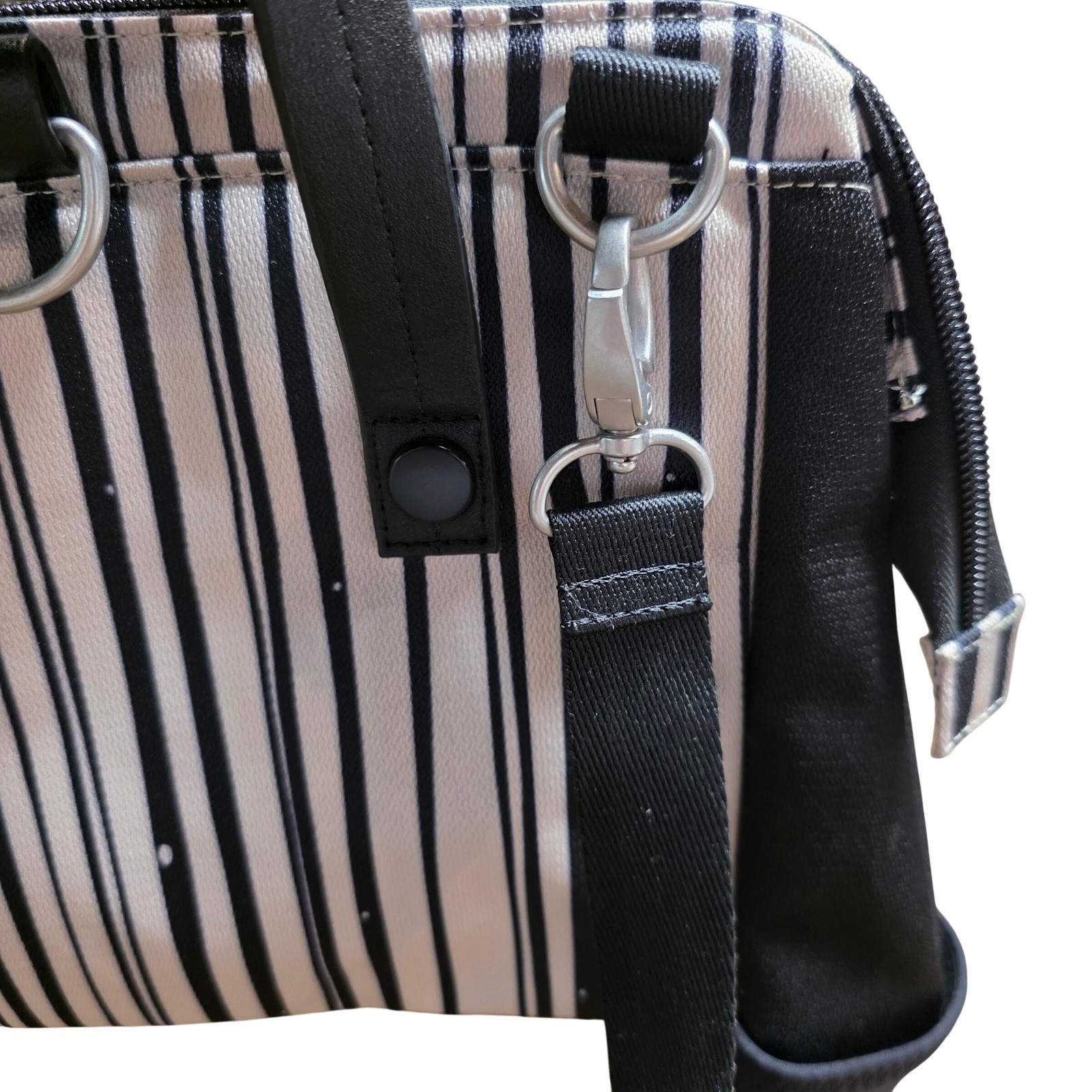 Sherpani Camden 3-in-1 Convertible Backpack Anti Theft Black White Yellow