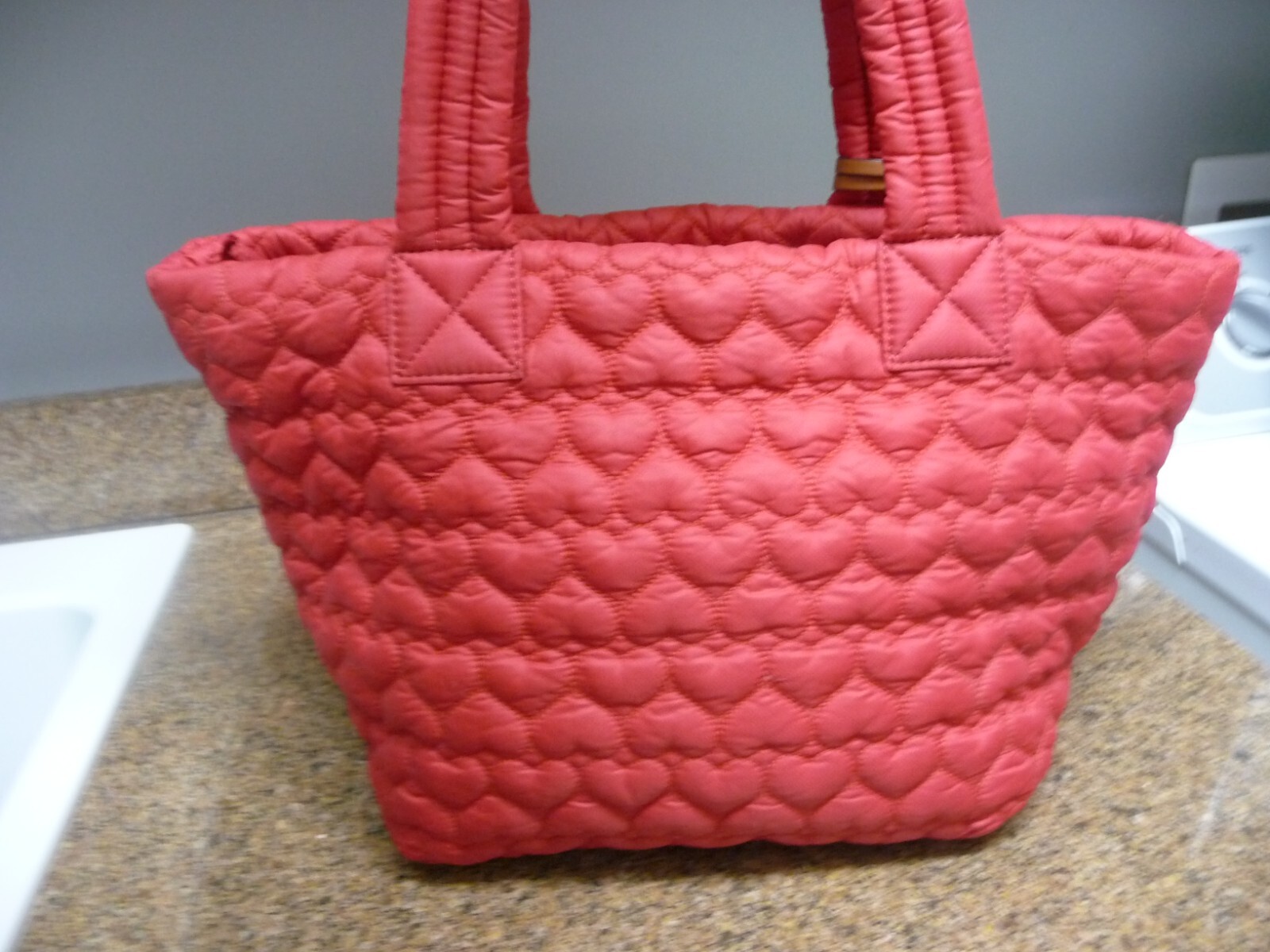 New Brighton Red Karter Large Quilted Tote Bag – Heart to Heart Collection