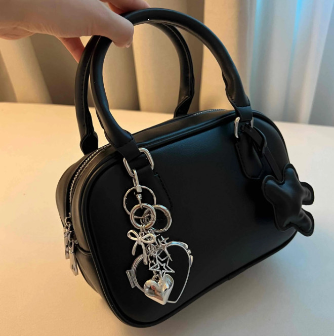 Heart key ring mini handbag /shoulder bag