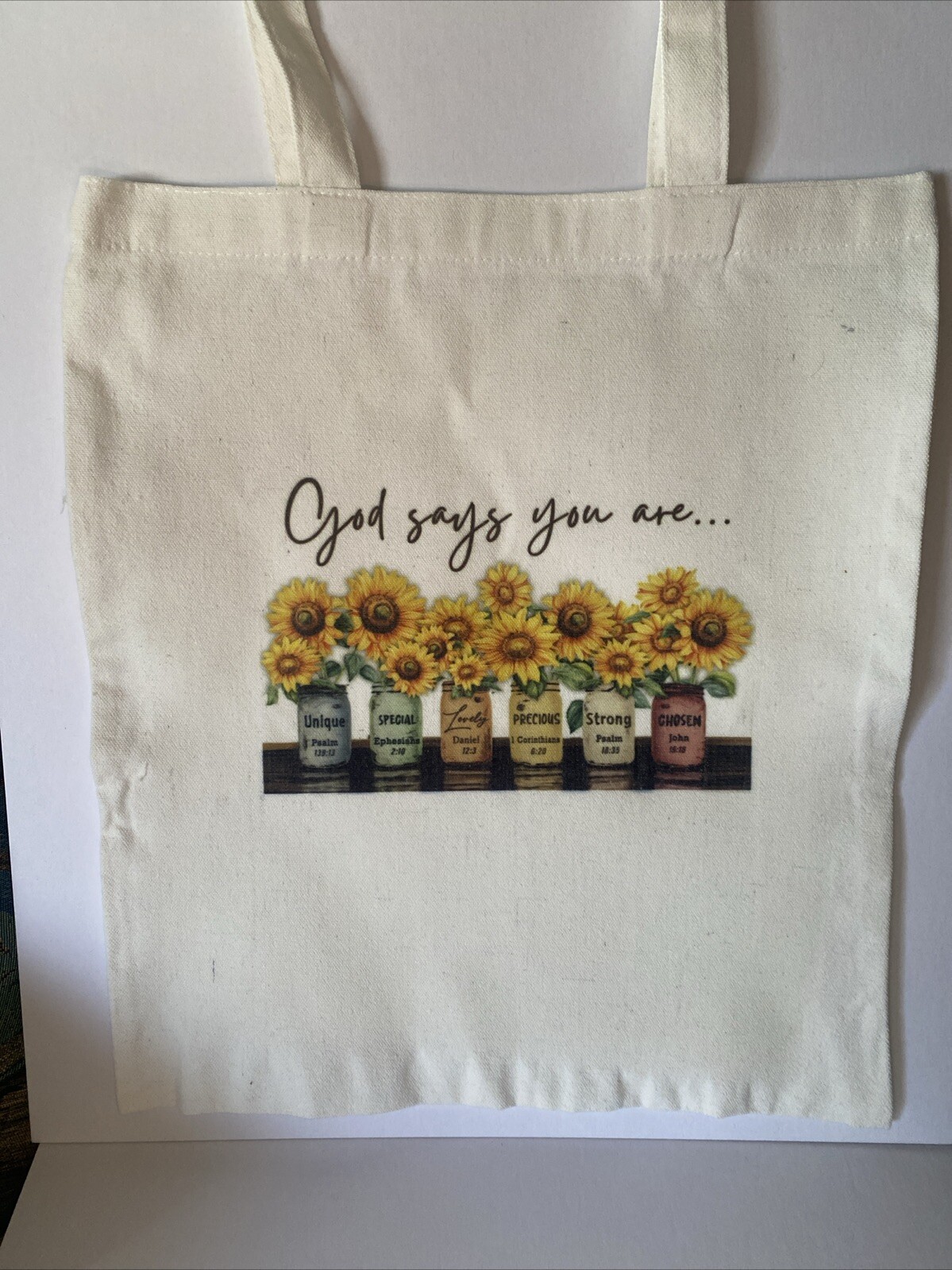 God Says You Are… Canvas Tote Bag