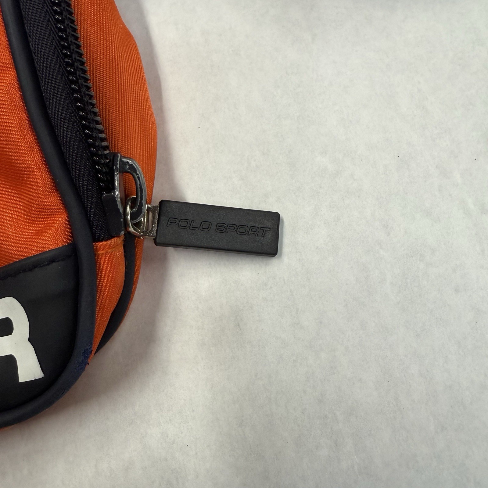 Vintage Polo Sport Ralph Lauren Orange Side Crossbody Bag Y2K 90s