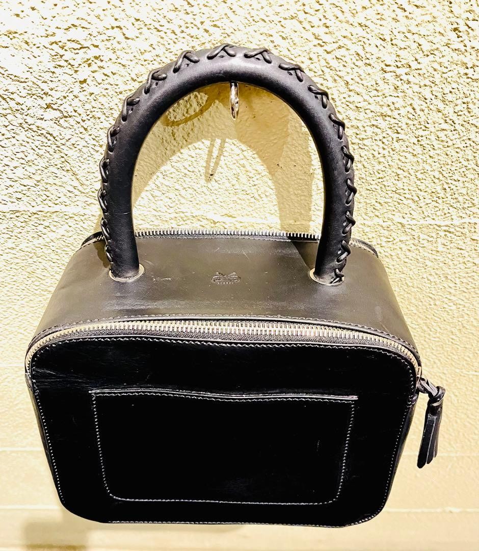 Anya Hindmarch Handbag with Fringe & Dust Bag – Black – 24x17cm