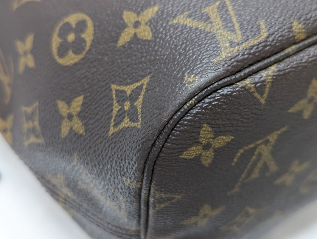LOUIS VUITTON Monogram Neverfull MM Tote Bag Brown M40995 SP2097 Authentic LV