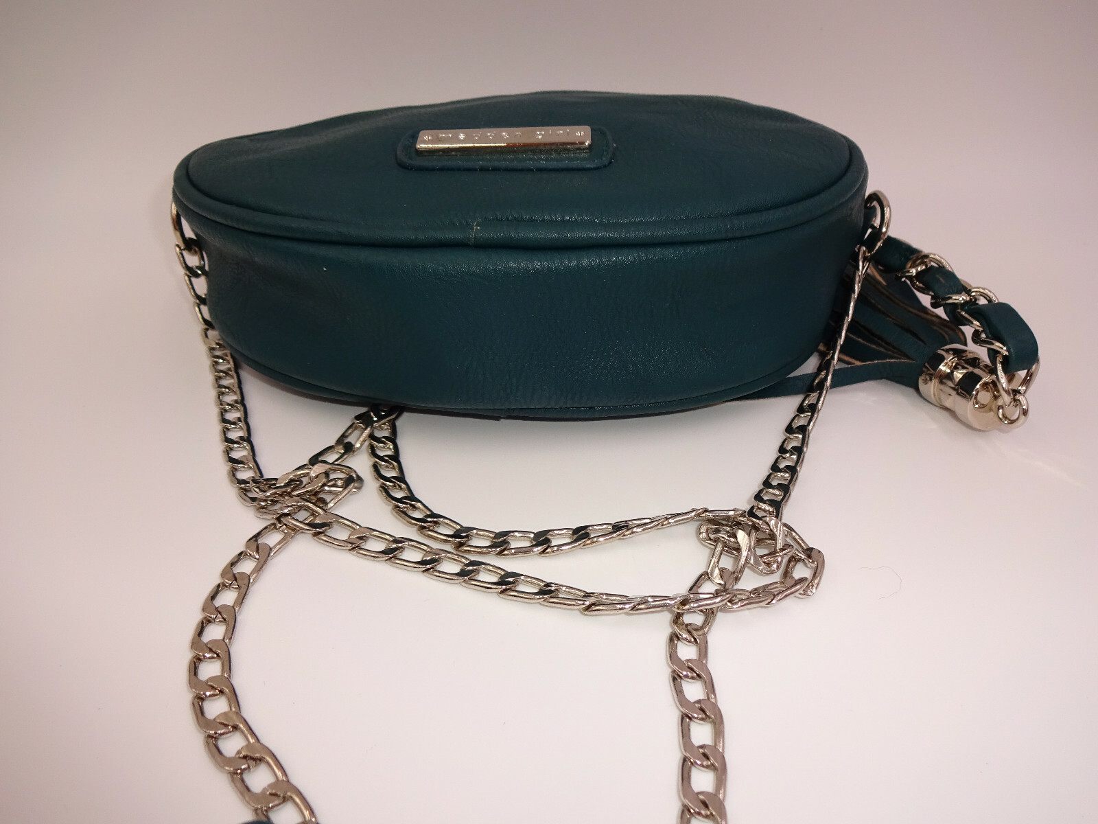 Small Green Vegan Leather Steve Madden Girl Purse Bag Handbag