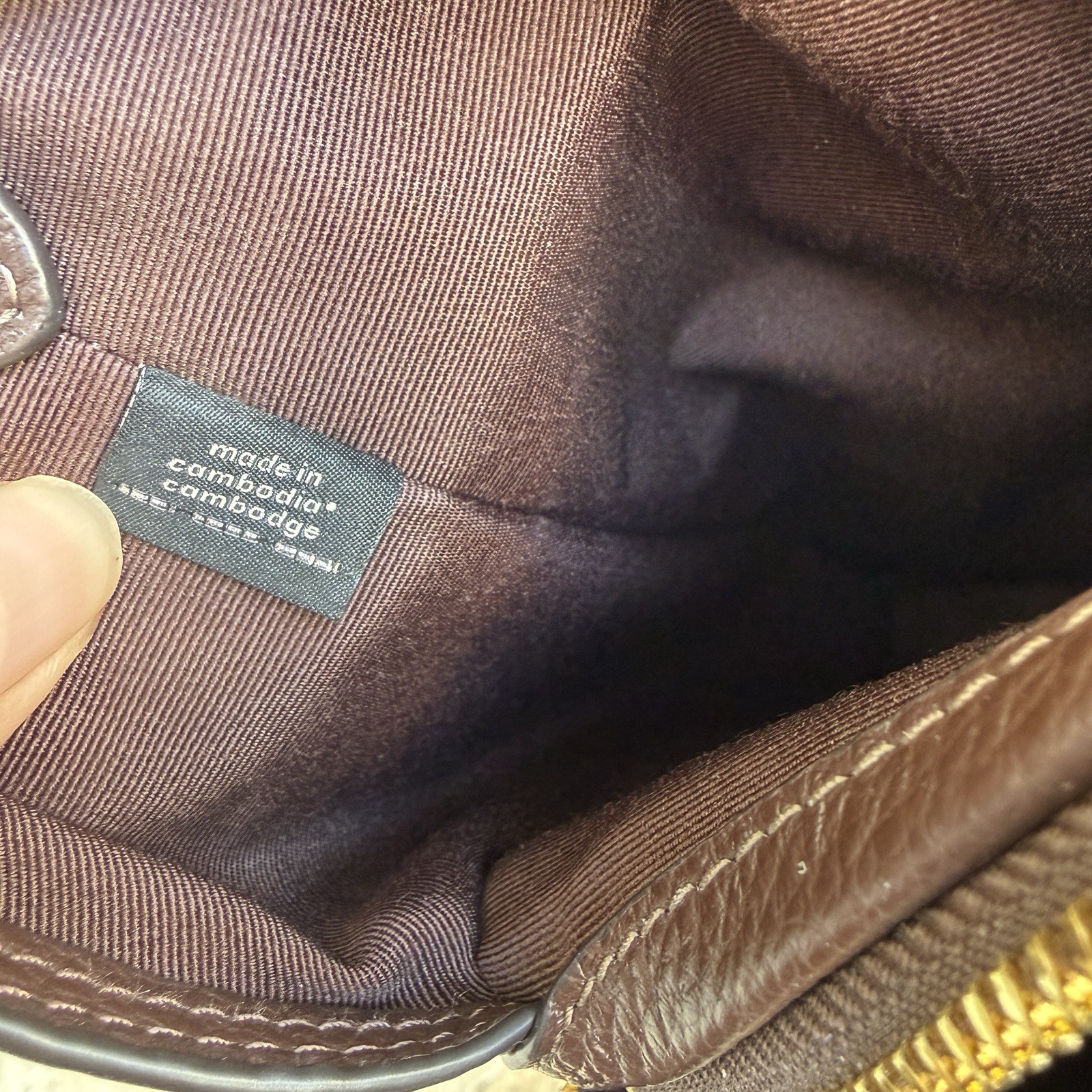 Coach Erin Shoulder Bag Refined pebble Leather CAQ86 Gold/Maple NWT