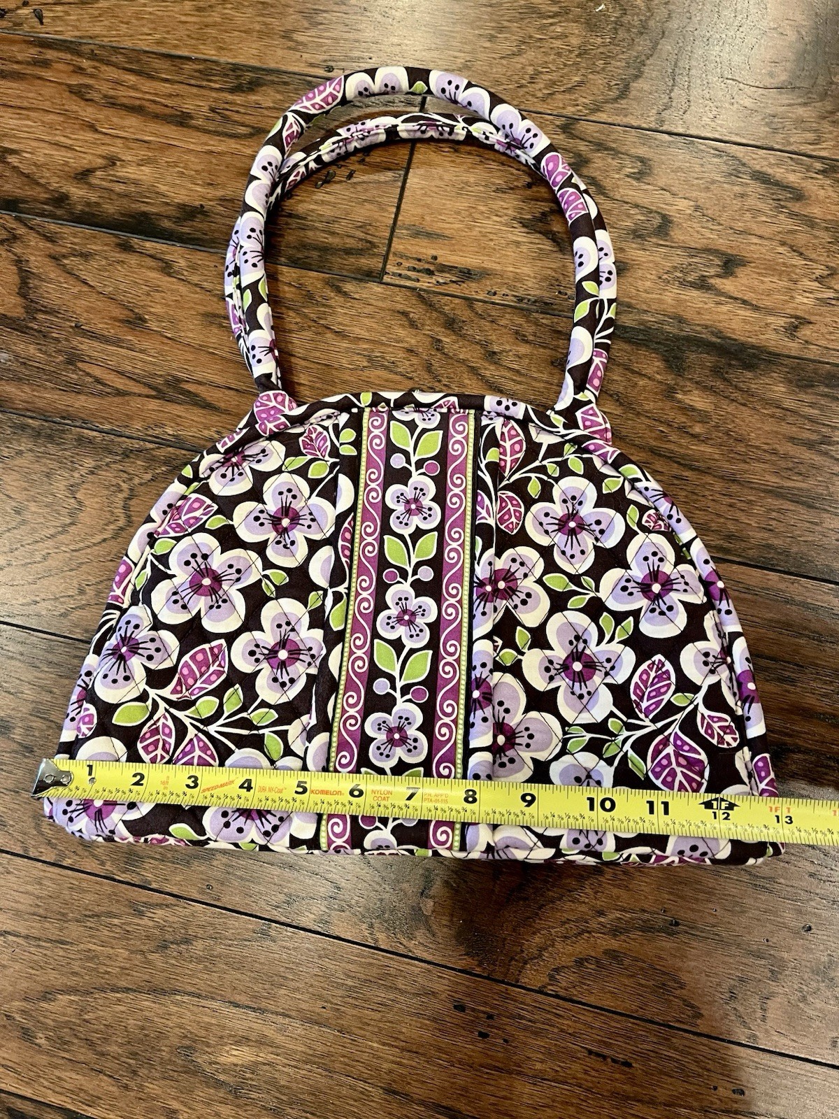 Vera Bradley Eloise Kisslock purse retired “Plum Petals”