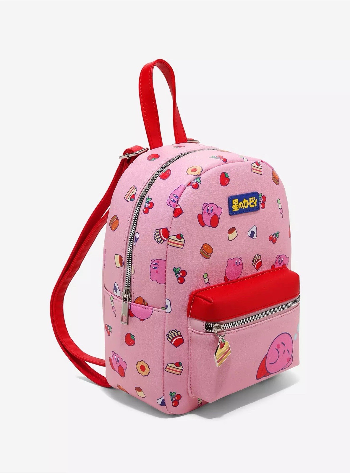 Official Bioworld Kirby Food Pink Mini Backpack – Hot Topic Exclusive