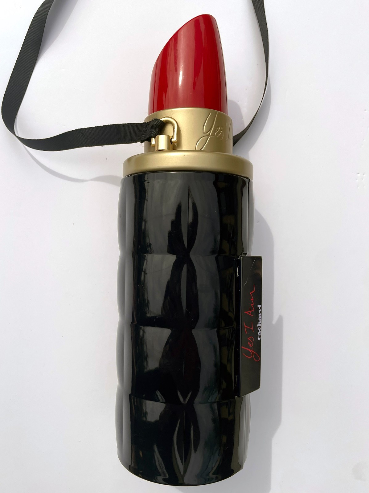 Rare CACHAREL ‘Yes I Am’ Promotional Lipstick-Shaped Hard Case Shoulder Bag