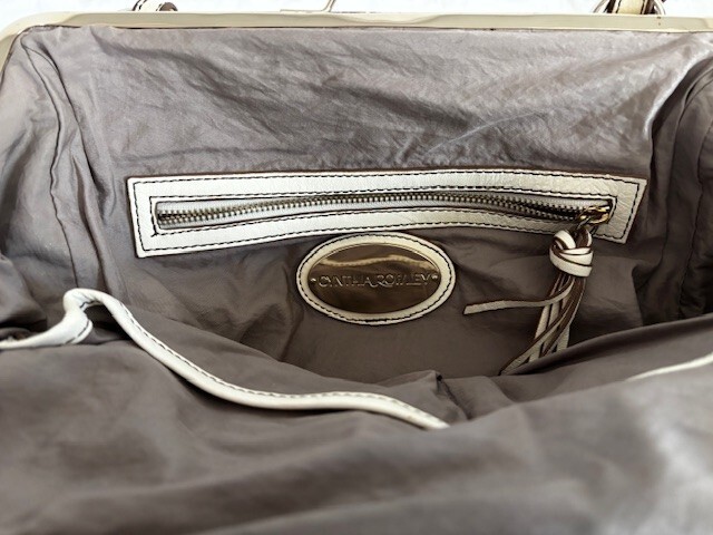 Cynthia Rowley Cream Leather Purse