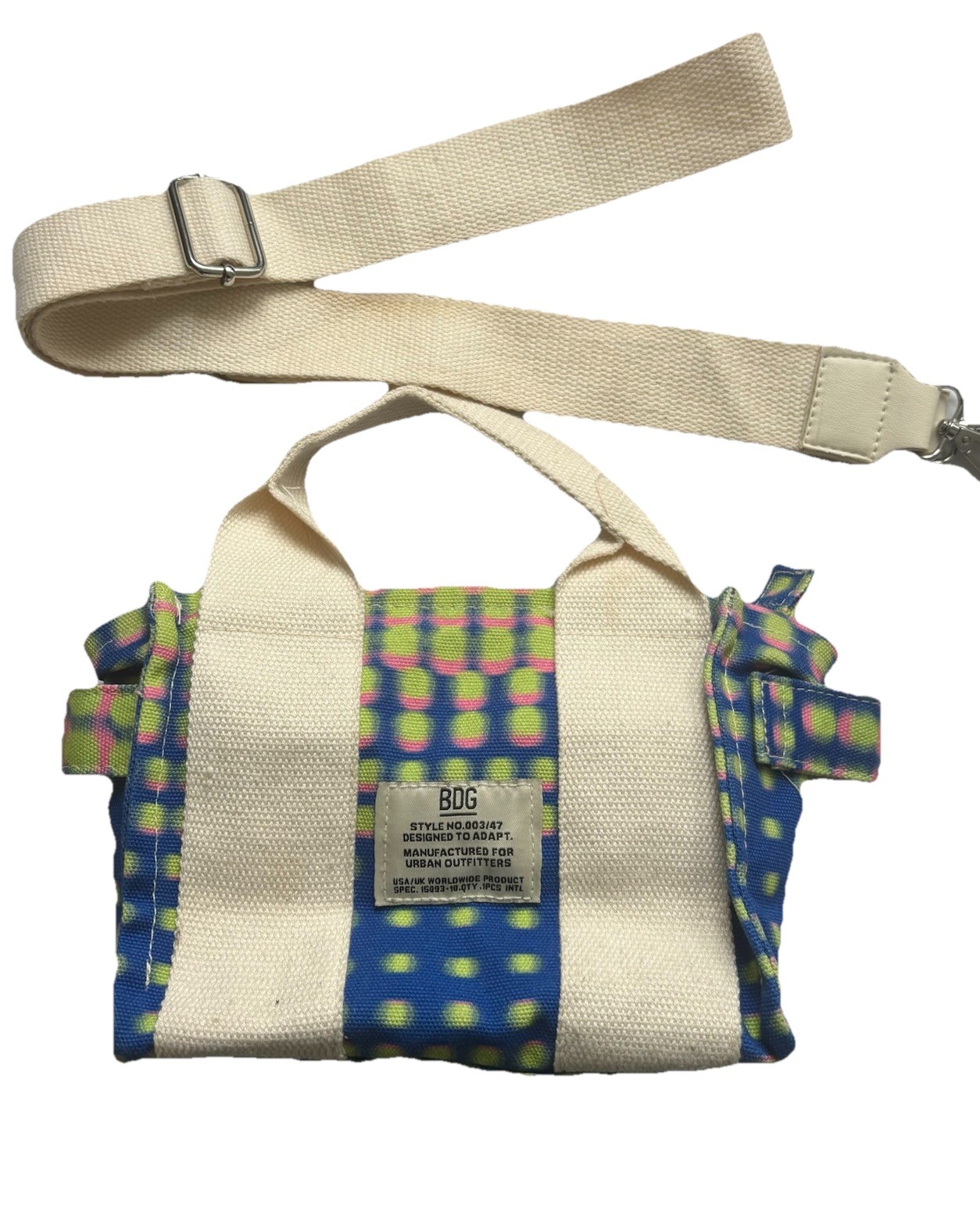 NWOT Urban Outfitters BDG Serena Mini Tote Bag Metaverse Pattern