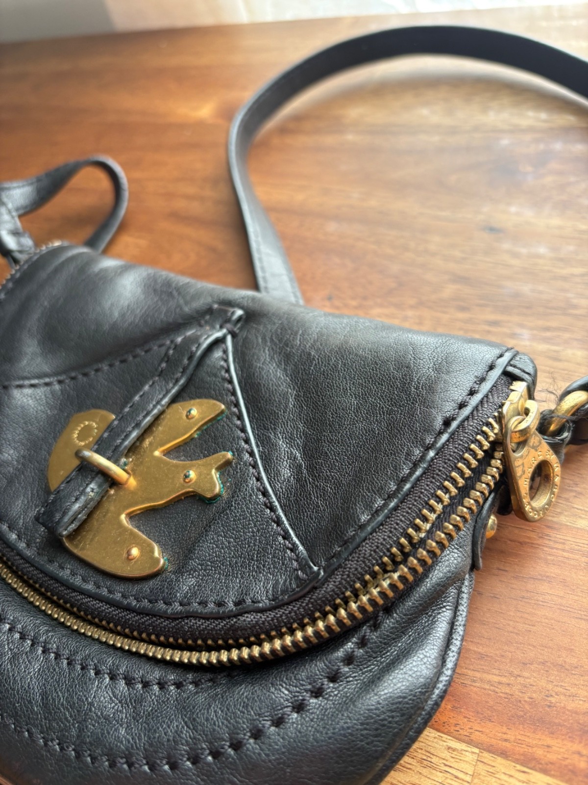 Marc by Marc Jacobs Petal to the Metal mini crossbody leather bag