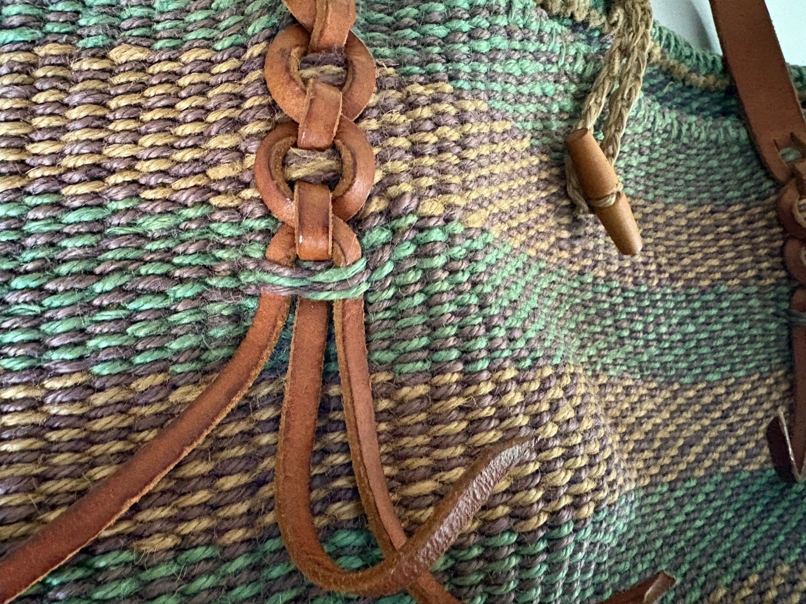 Ralph Lauren Denim & Supply Woven Straw Handbag