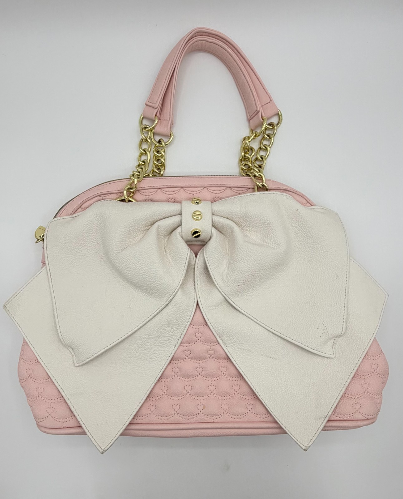 Betsey Johnson Pink Bow Handbag