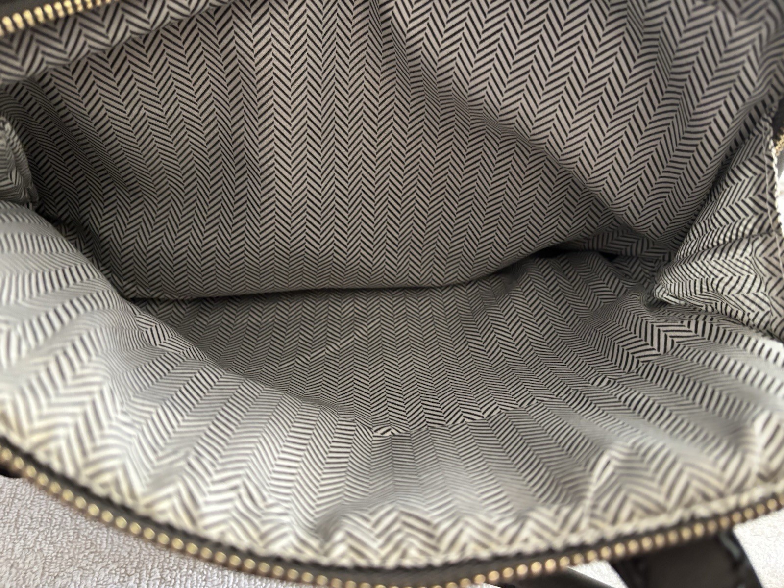 Torrid Gray Perforated Chevron Satchel Handbag Crossbody