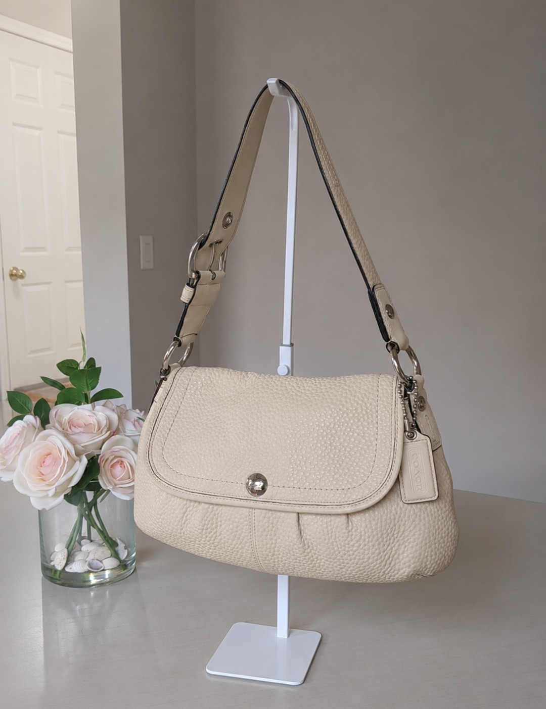 Coach Soho Pleated Flap Shoulder Bag – Style F13729