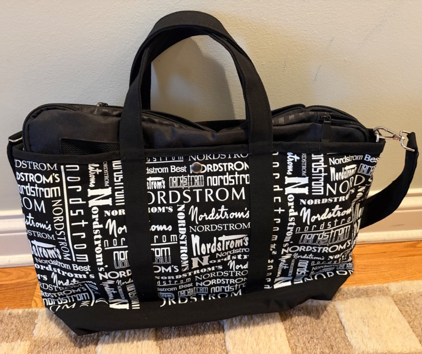 Nordstrom 2026 Anniversary Sale Black and White Logo Tote Bag Set – NWT