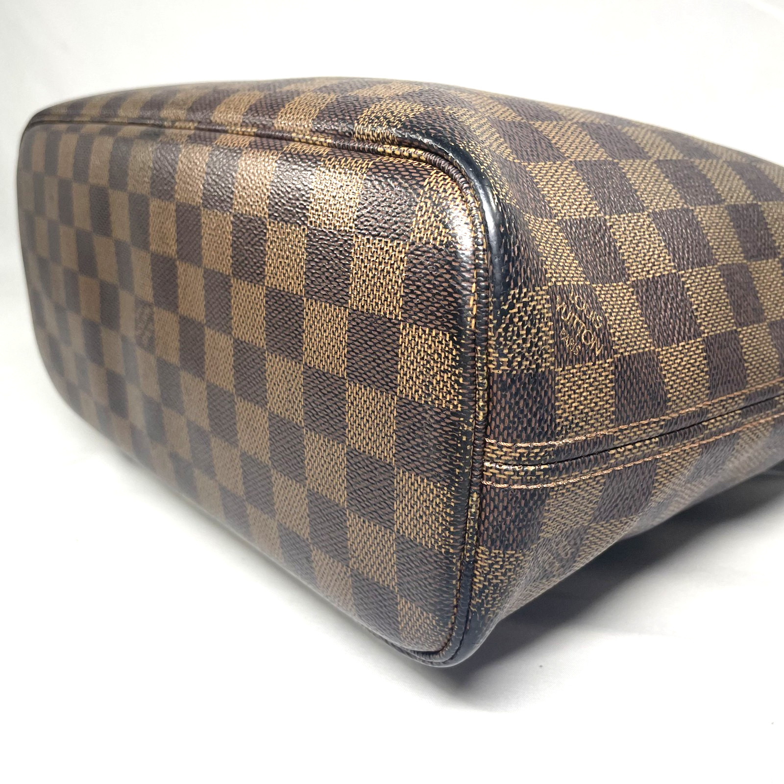 LOUIS VUITTON Neverfull PM N51109 Damier Ebene Tote Shoulder Bags Authentic