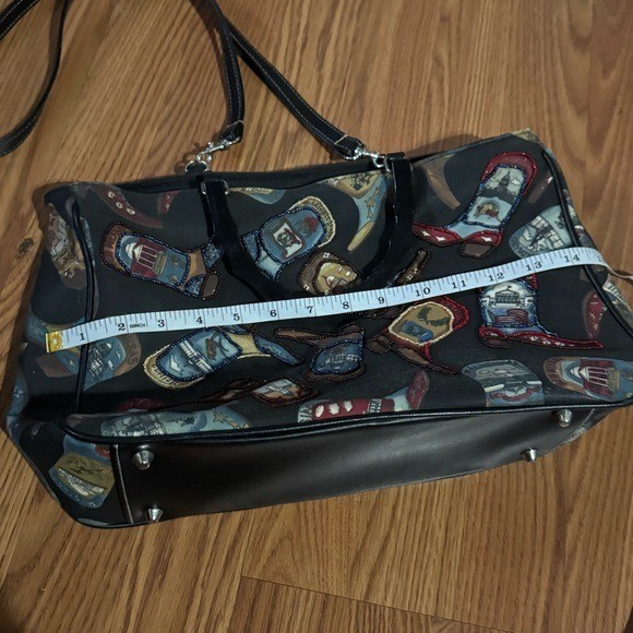 Prezzo Cowgirl Boots Western Beaded Southwestern Handbag Crossbody Purse Retro