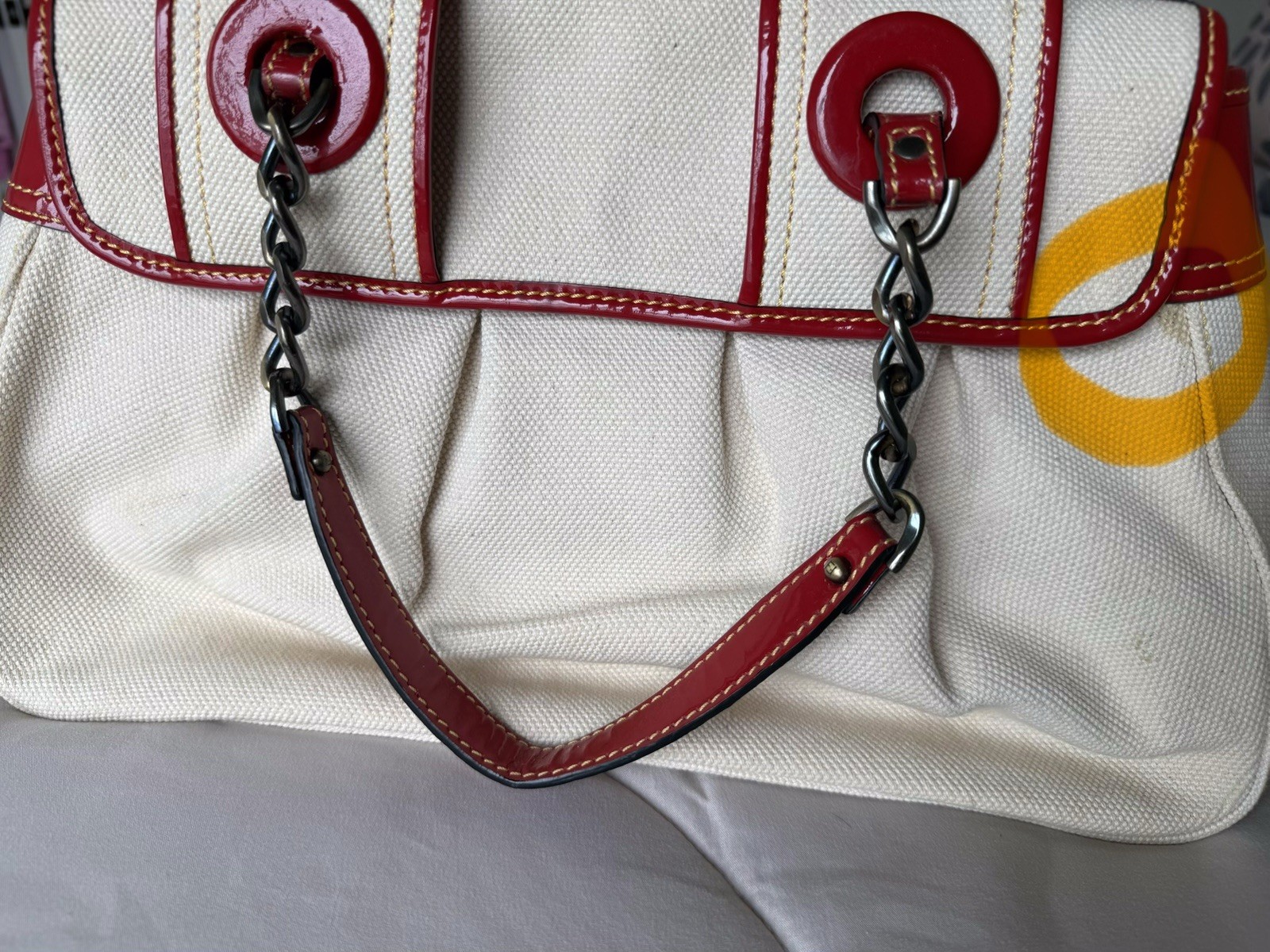 Vintage Fendi Red Shoulder Bag