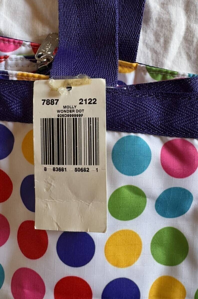 LeSportsac Pouch Boston Polka Dot Colorful New