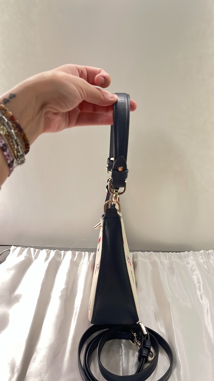 Kate Spade New York Staci Cherry Crossbody Shoulder Bag Navy