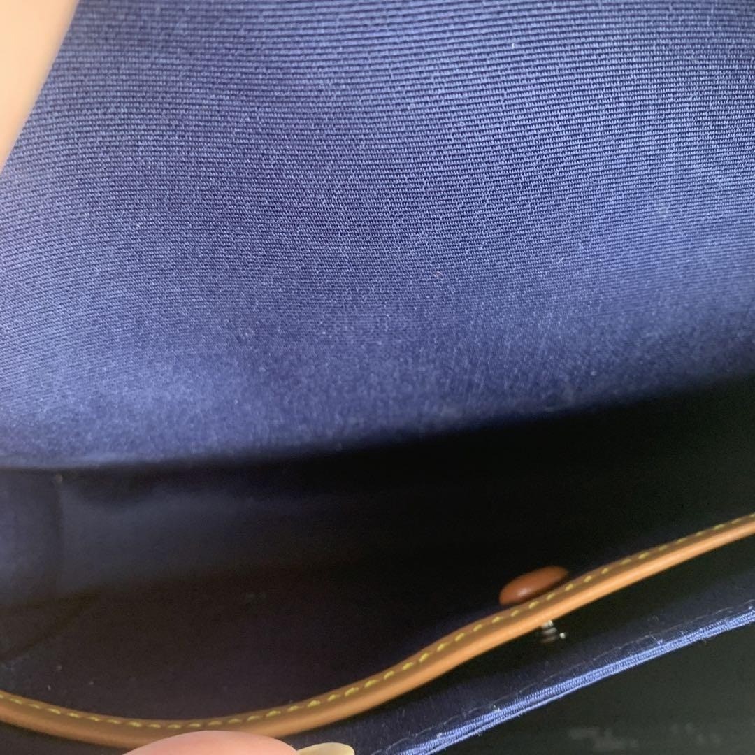 Coach Washed Denim Signature Chain Tabby Shoulder Bag Blue CAN15 Detached Tags