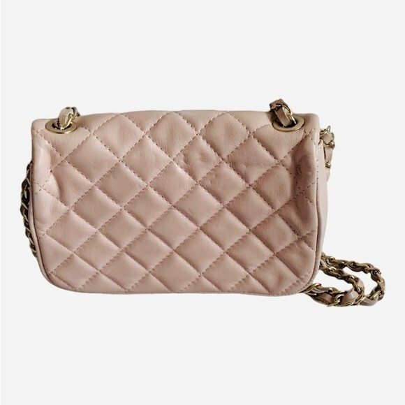 Chiaroscuro Charlotte Pale Pink Leather Shoulder Bag Crossbody Tote Women’s G+